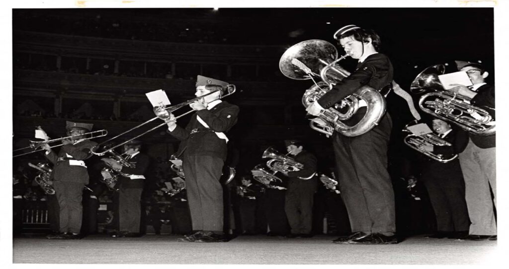 boys brigade royal albert hall display